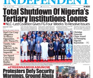 Nigerian Newspapers: Top Stories For Today (21/10/25)