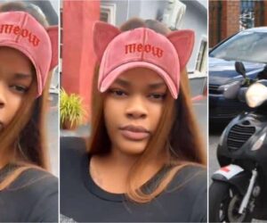 Lady shocked as she sees brilliant ex-classmate delivering her package as dispatch rider