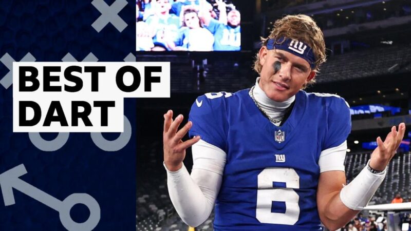 NFL highlights: Jaxson Dart stars as New York Giants beat Philadelphia Eagles