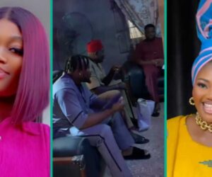“6 Months of Dating”: Lady Rejoices as Man Proposes Marriage, Visits Her Family in Video
