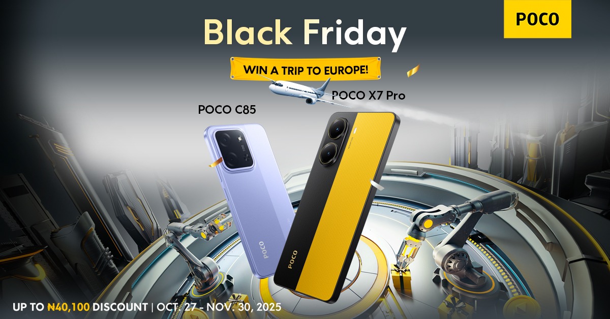 POCO Black Friday 2025: Unlock Big Deals and Win a Trip to Europe!