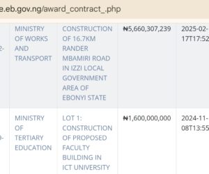 EXCLUSIVE: Ebonyi Govt Awards N7.2Billion Contracts To Governor Nwifuru’s Personal Assistant