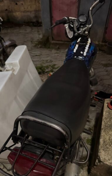 Police arrest two armed robbers, recover motorcycle in Lagos