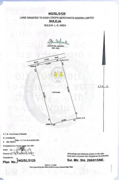 Niger Governor Bago Allegedly Gifts N1billion Waterboard Land Meant For Public Use To Ally, Shehu Kabiru