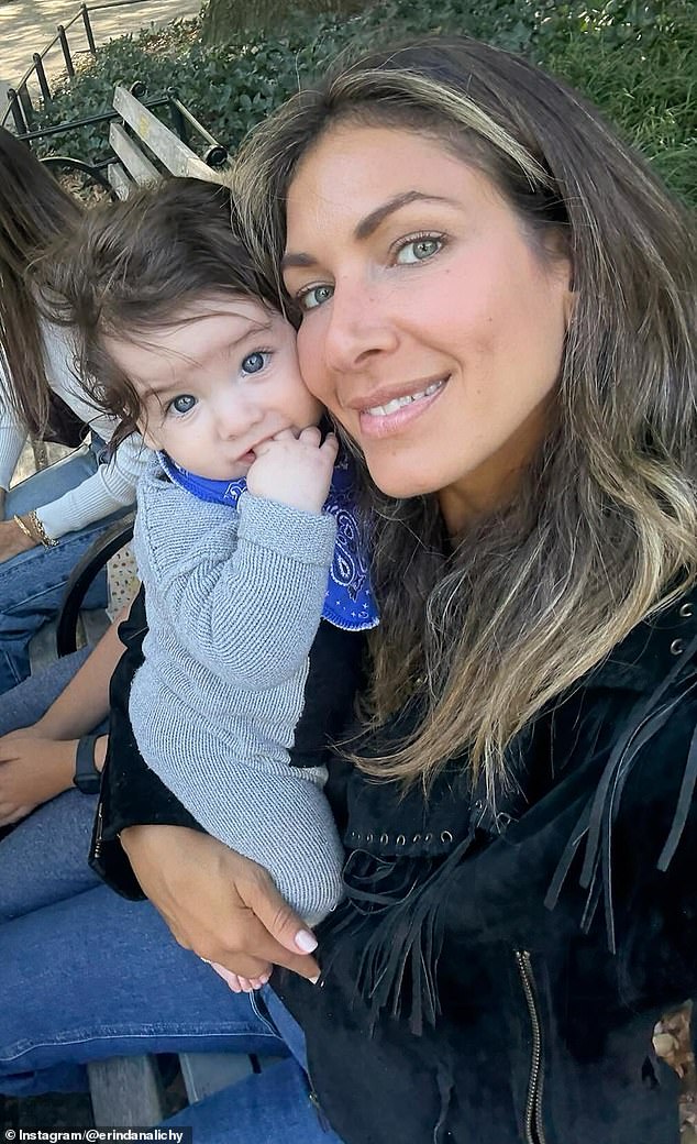 ‘I’m begging my husband to get a vasectomy’ – Real Housewives star Erin Lichy says she’s done having kids after welcoming baby number four