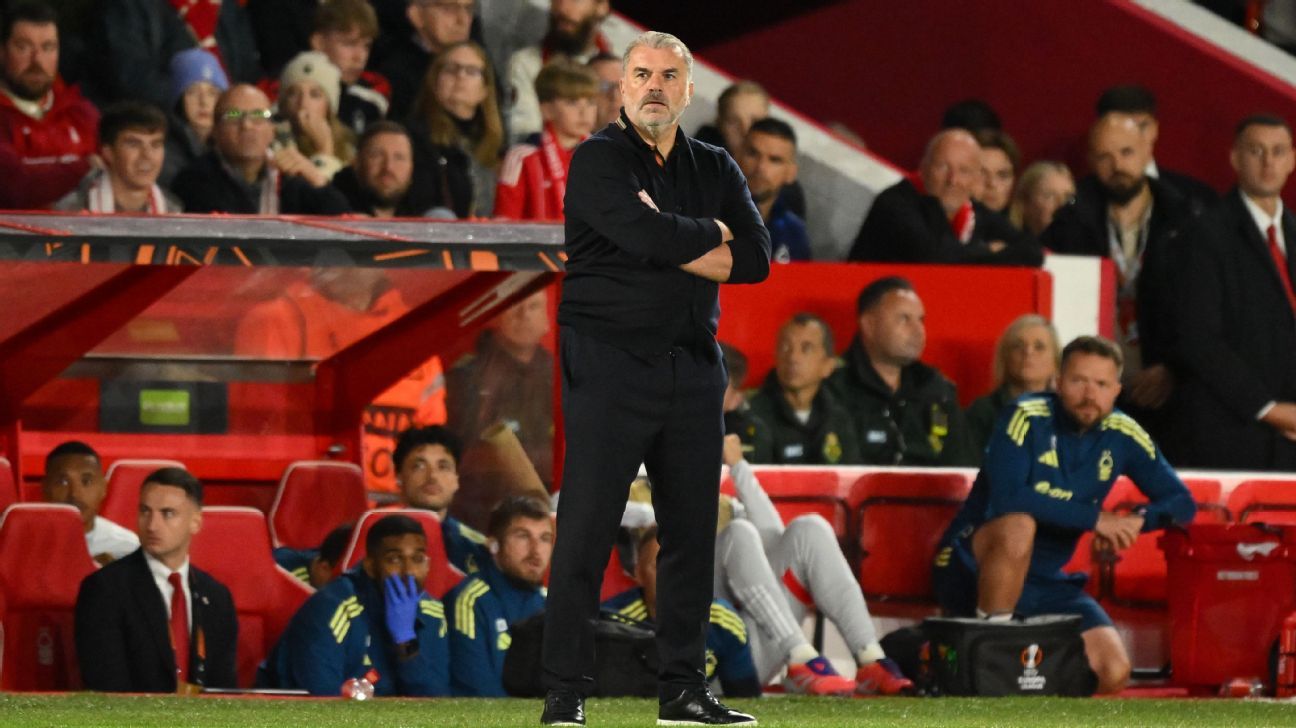 Ange Postecoglou not feeling pressure despite Forest form