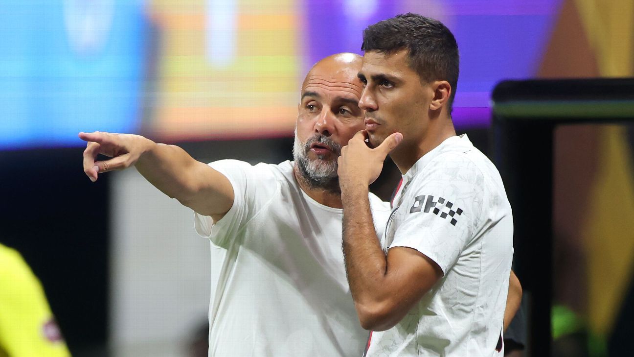 Guardiola warns Rodri could take time to regain best level