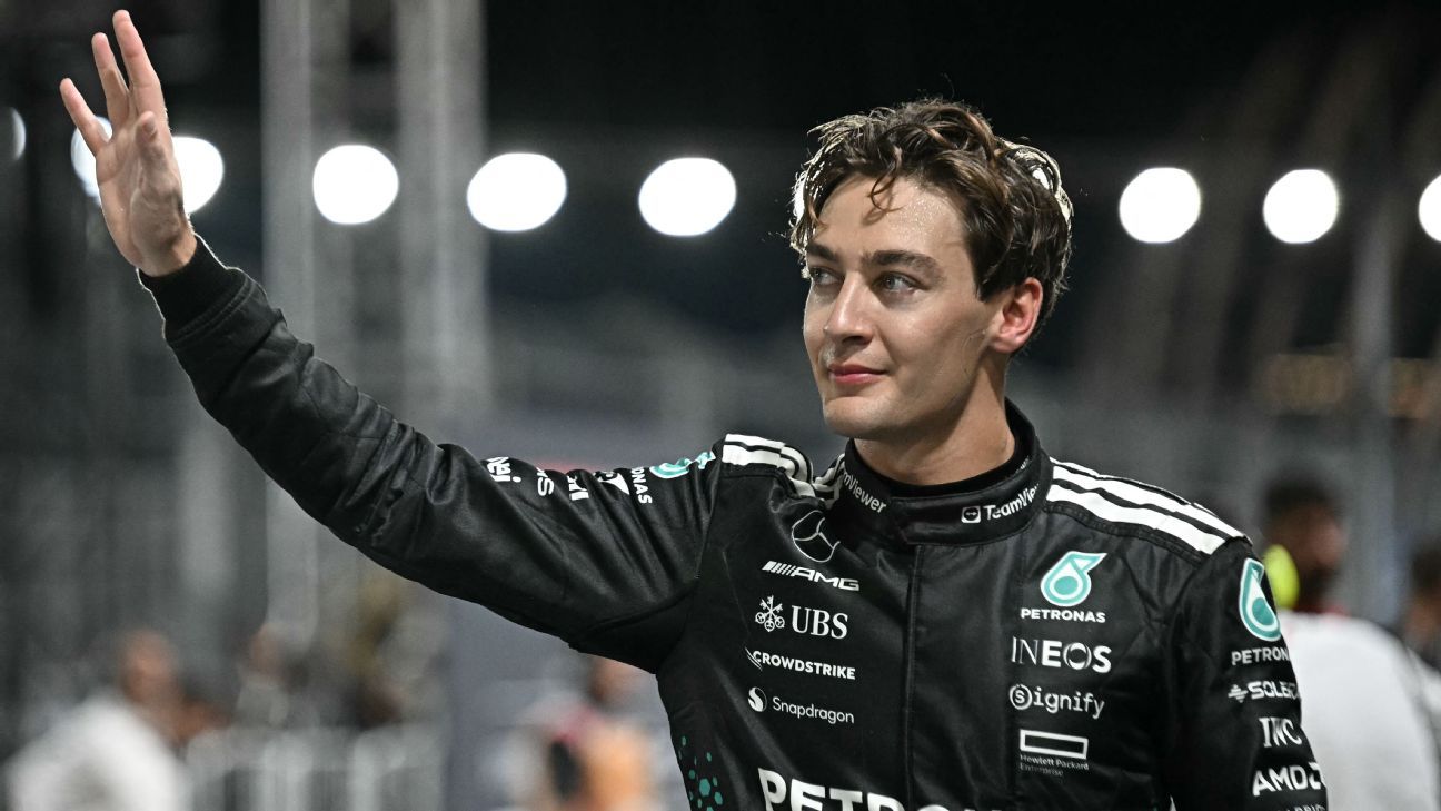 Singapore GP qualifying: Russell takes surprise pole; beats Verstappen