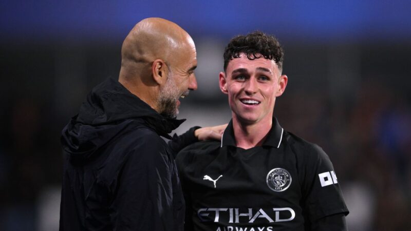Guardiola praises Foden for speaking out about mental health