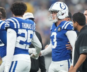 Colts’ Spencer Shrader sustains potentially serious knee injury