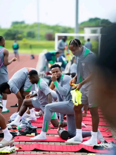Super Eagles To Train With 20 Players Wednesday