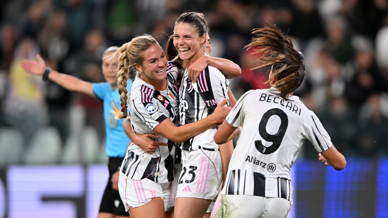 Women’s Champions League: Juventus come back to beat Benfica