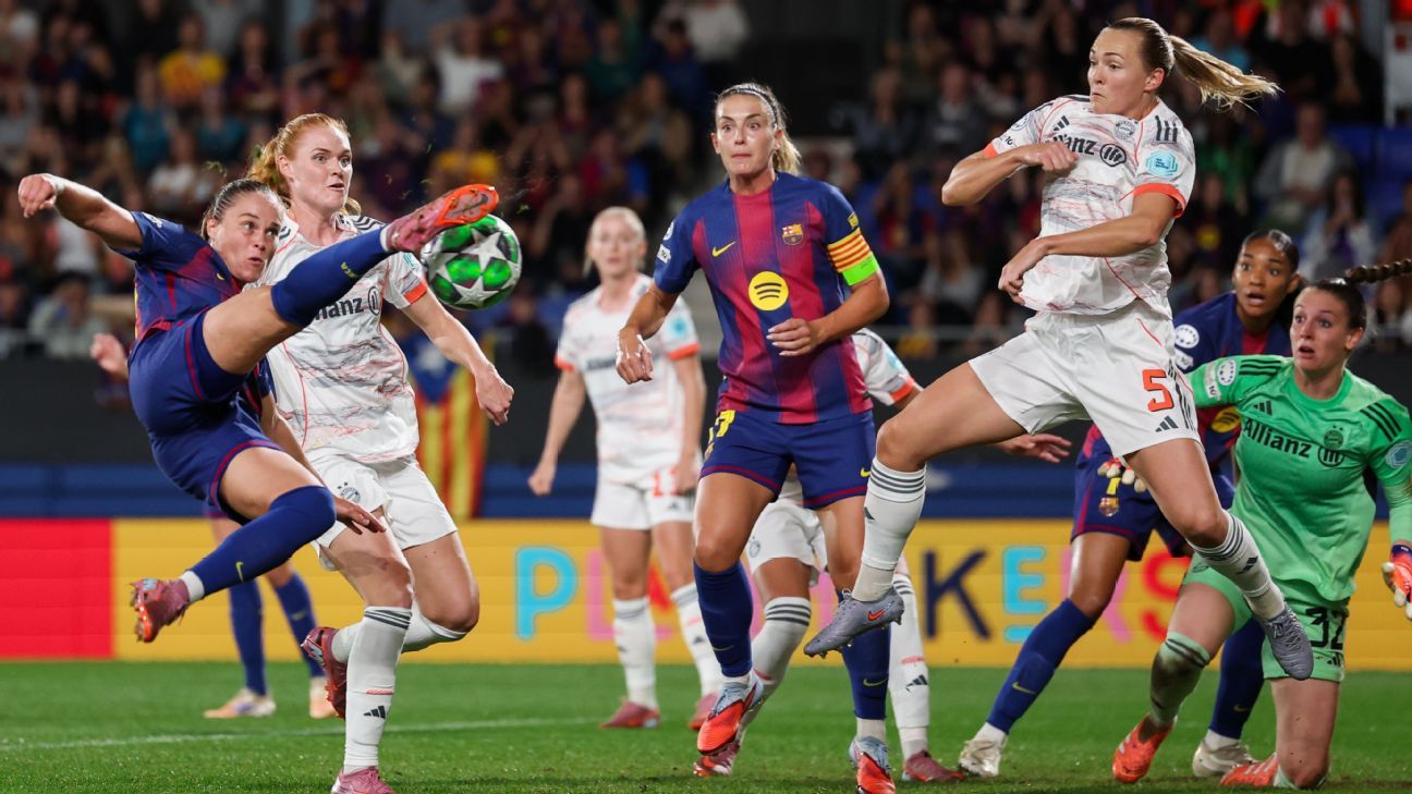 Beaten in the final last season, Barça begin UWCL with a bang