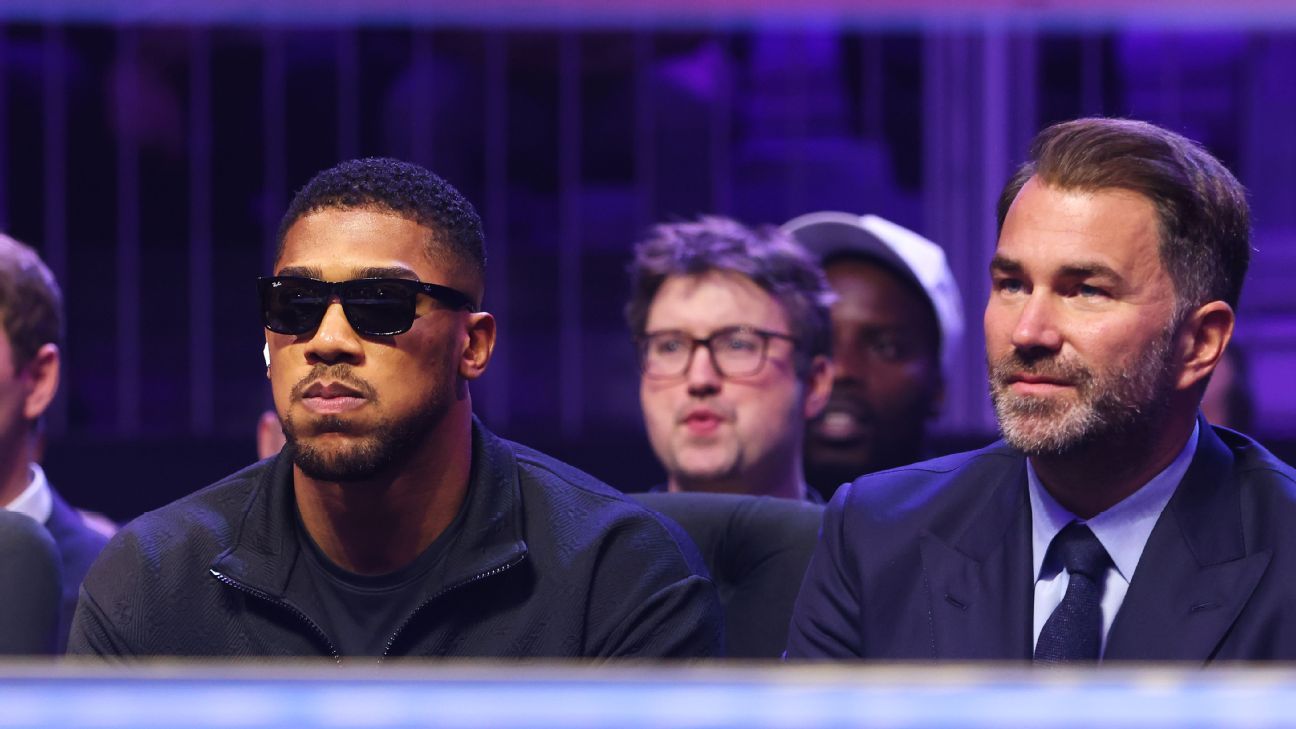 Eddie Hearn reveals Anthony Joshua considering Africa fight offers, still eyeing Tyson Fury bout
