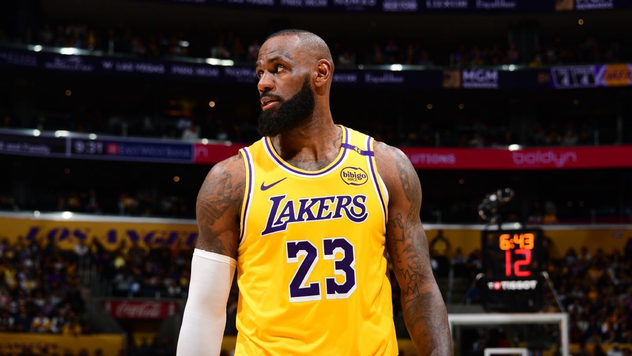 LeBron James set to miss start of Lakers’ season with sciatica