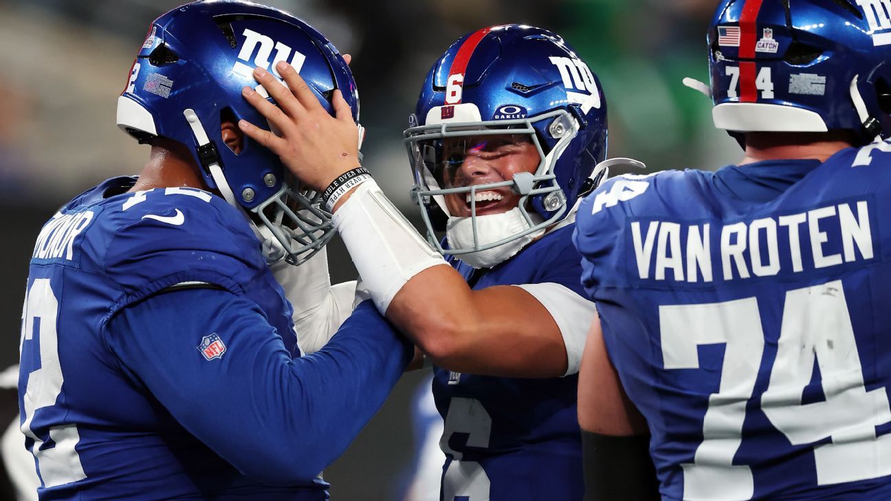 Giants turn tables on Eagles with complete home victory
