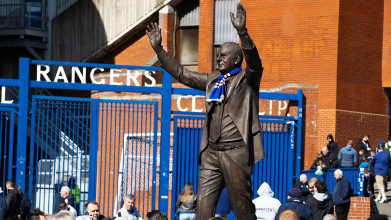 Rangers condemn ‘shameful’ fire attack on Walter Smith statue