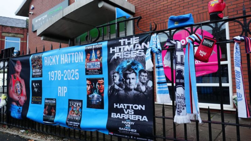 Ricky Hatton funeral: Thousands mourn boxer in Manchester