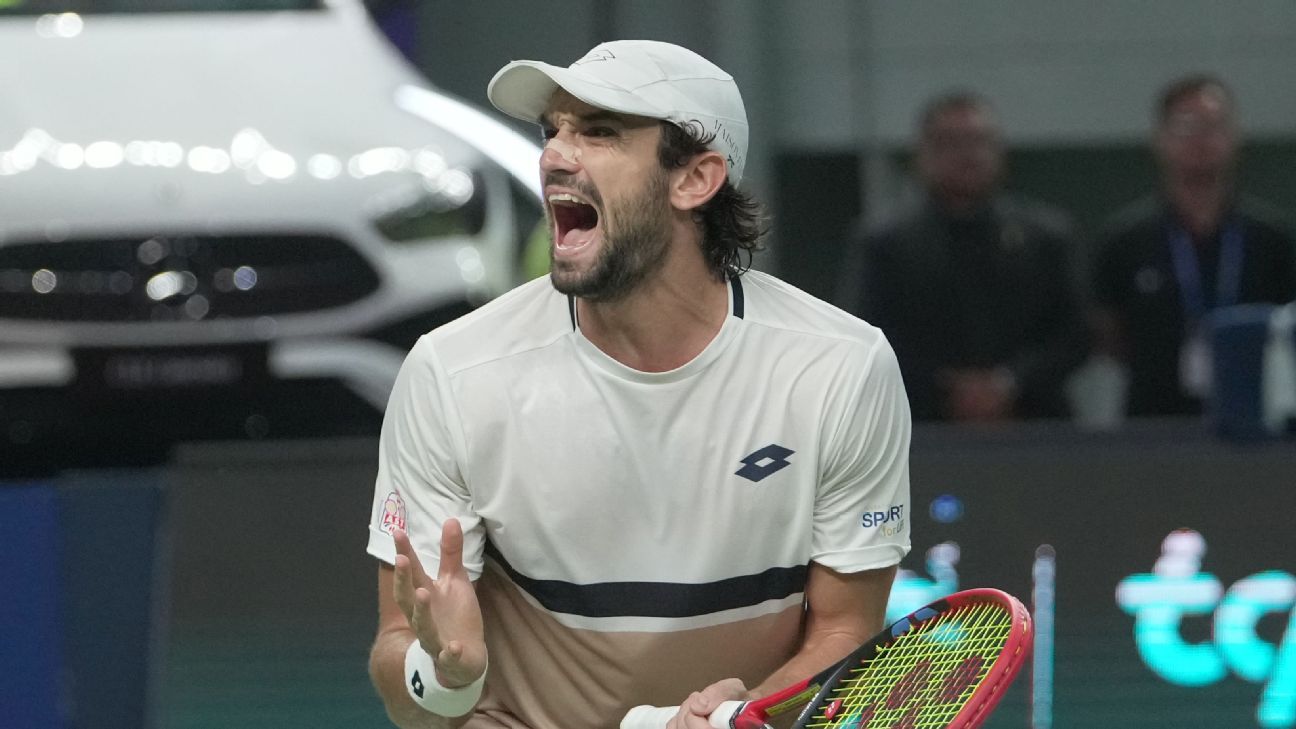 Valentin Vacherot beats cousin Arthur Rinderknech to win Shanghai Masters
