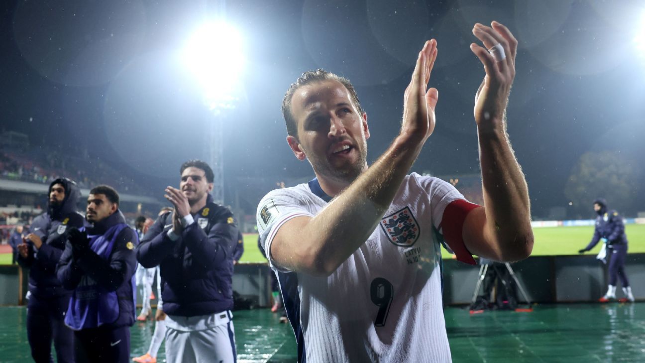 Latvia vs England: How Harry Kane’s record-breaking England legacy compares