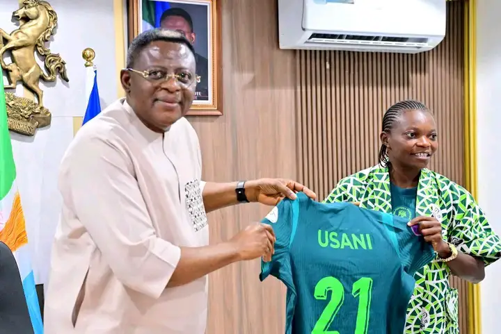Cross Rivers Governor Gifts Super Falcons Defender N50m