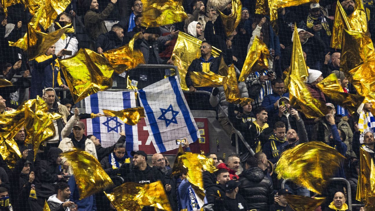 Maccabi Tel Aviv fans barred from Aston Villa Europa League game