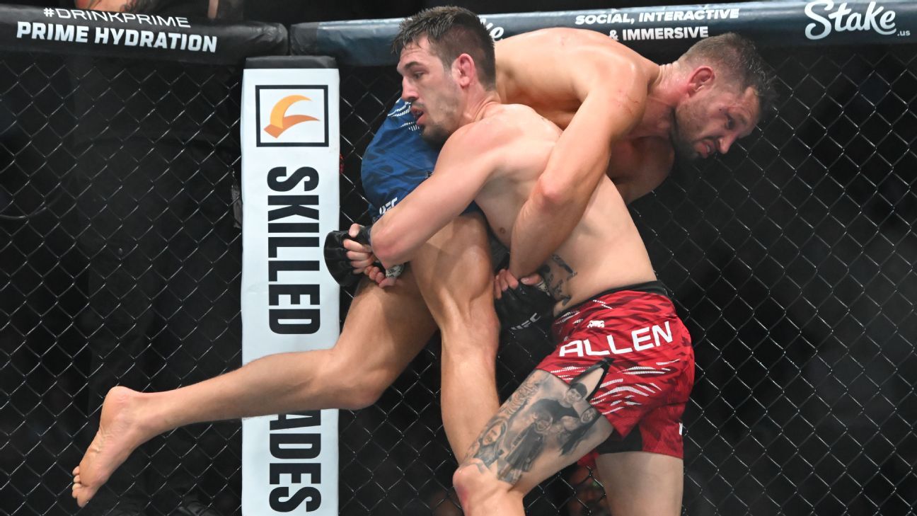 MMA divisional rankings: How did Brendan Allen’s upset of Reinier de Ridder shake up middleweight?