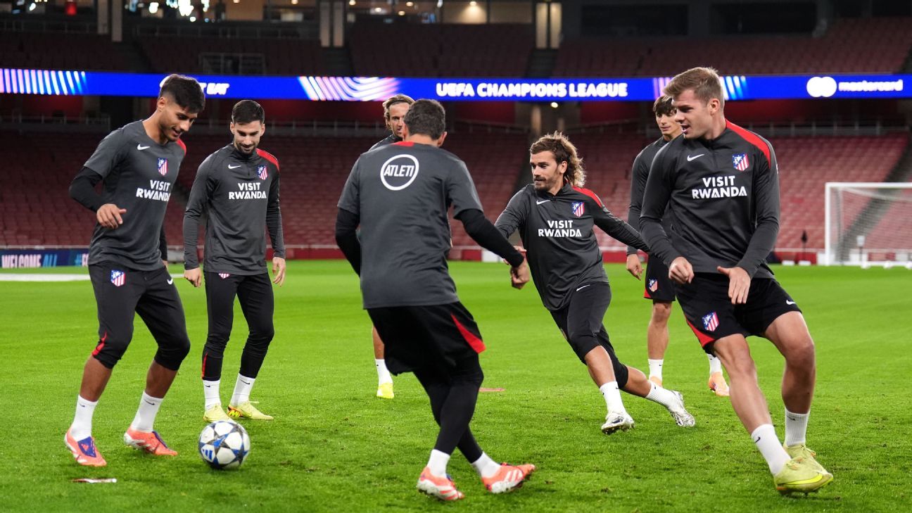 Atlético Madrid complain over lack of hot water at Arsenal