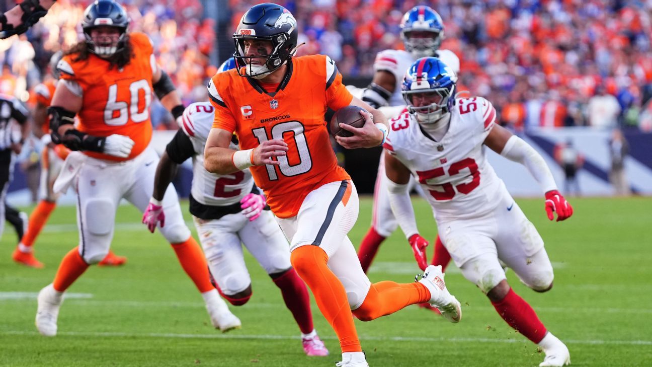 Week 8 fantasy football matchup rankings: Upgrade Bo Nix, downgrade Quinshon Judkins