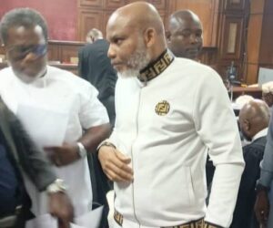 Again, Nnamdi Kanu Appears In Court Without Lawyer, Set To Defend Self