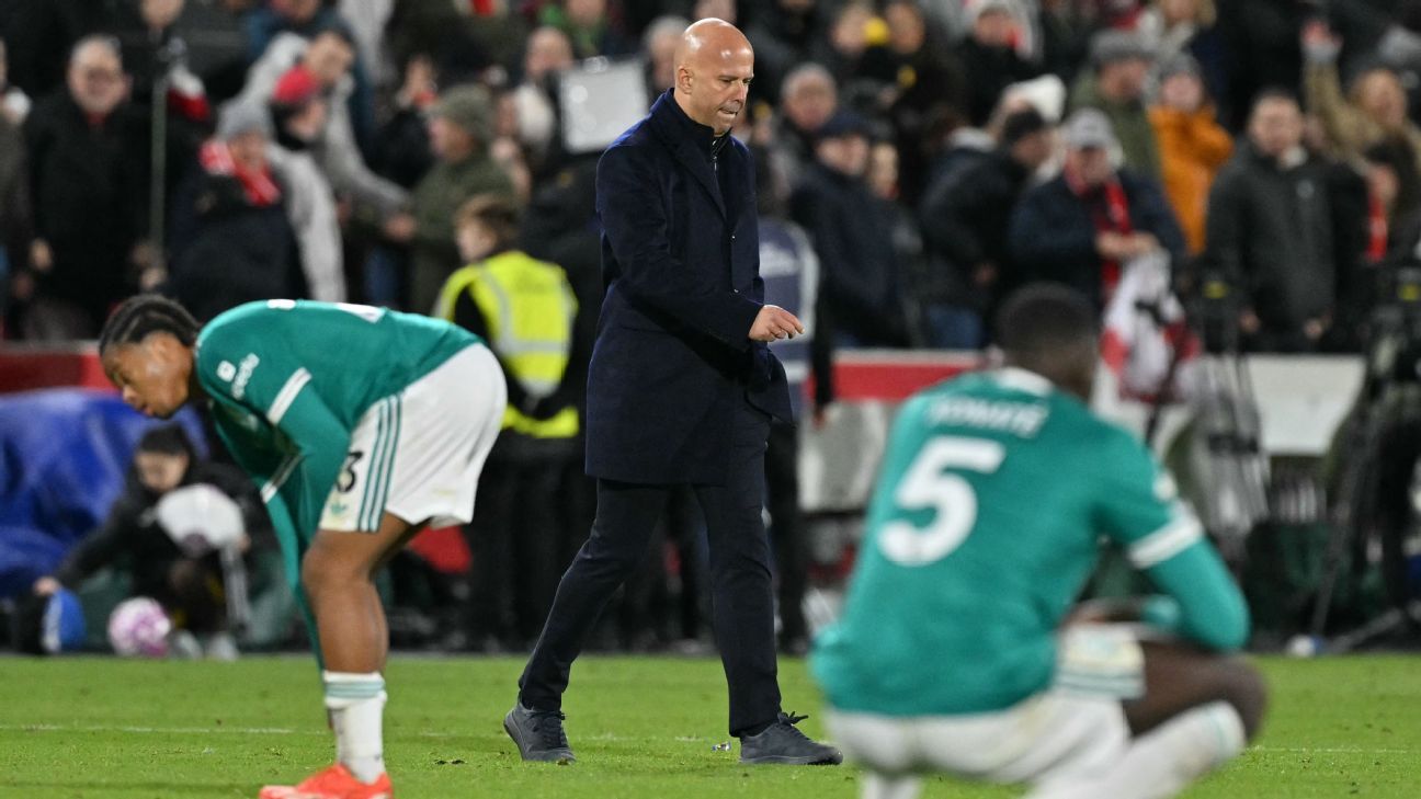 Arne Slot fumes as Liverpool equal worst-ever Premier League run