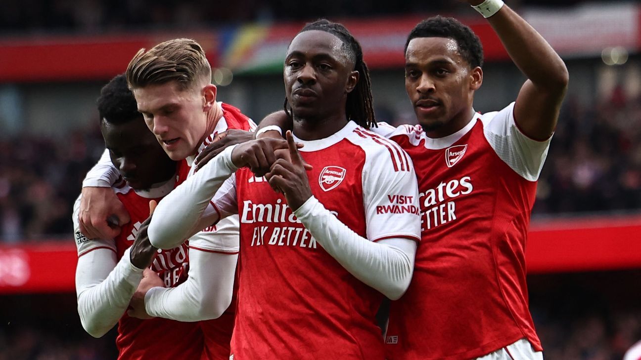 Eberechi Eze scores for Arsenal vs. ex-club Crystal Palace