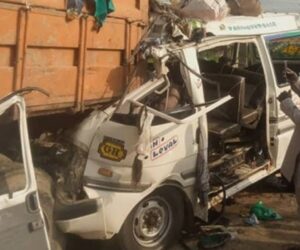 One injured as trucks collide on Otedola Bridge, causing seven-hour gridlock