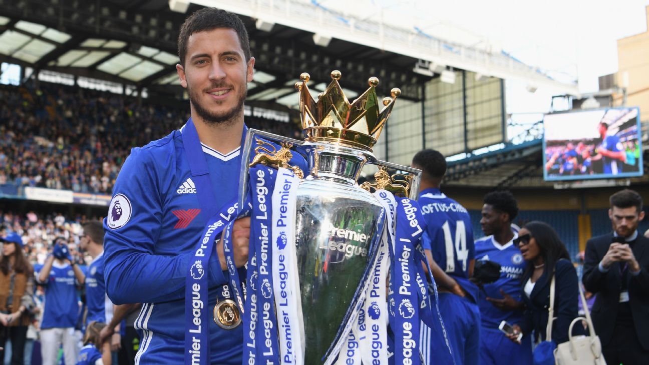 Eden Hazard inducted but Chelsea still trail Man United in Premier League Hall of Fame
