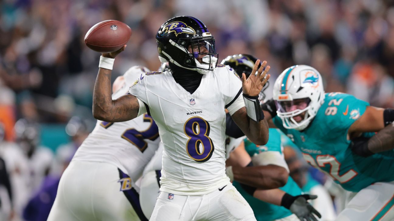 Week 9 TNF Ravens at Dolphins: Highlights, key plays