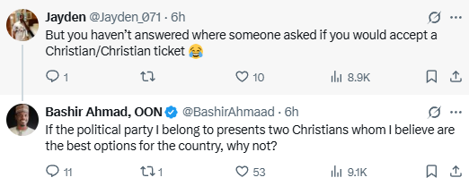 Buhari’s former aide, Bashir Ahmad gives condition to support Christian-Christian Presidential ticket