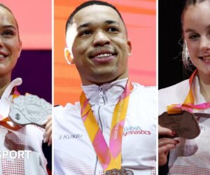 World Artistic Gymnastics Championships: Ruby Evans and Abigail Martin win floor medals