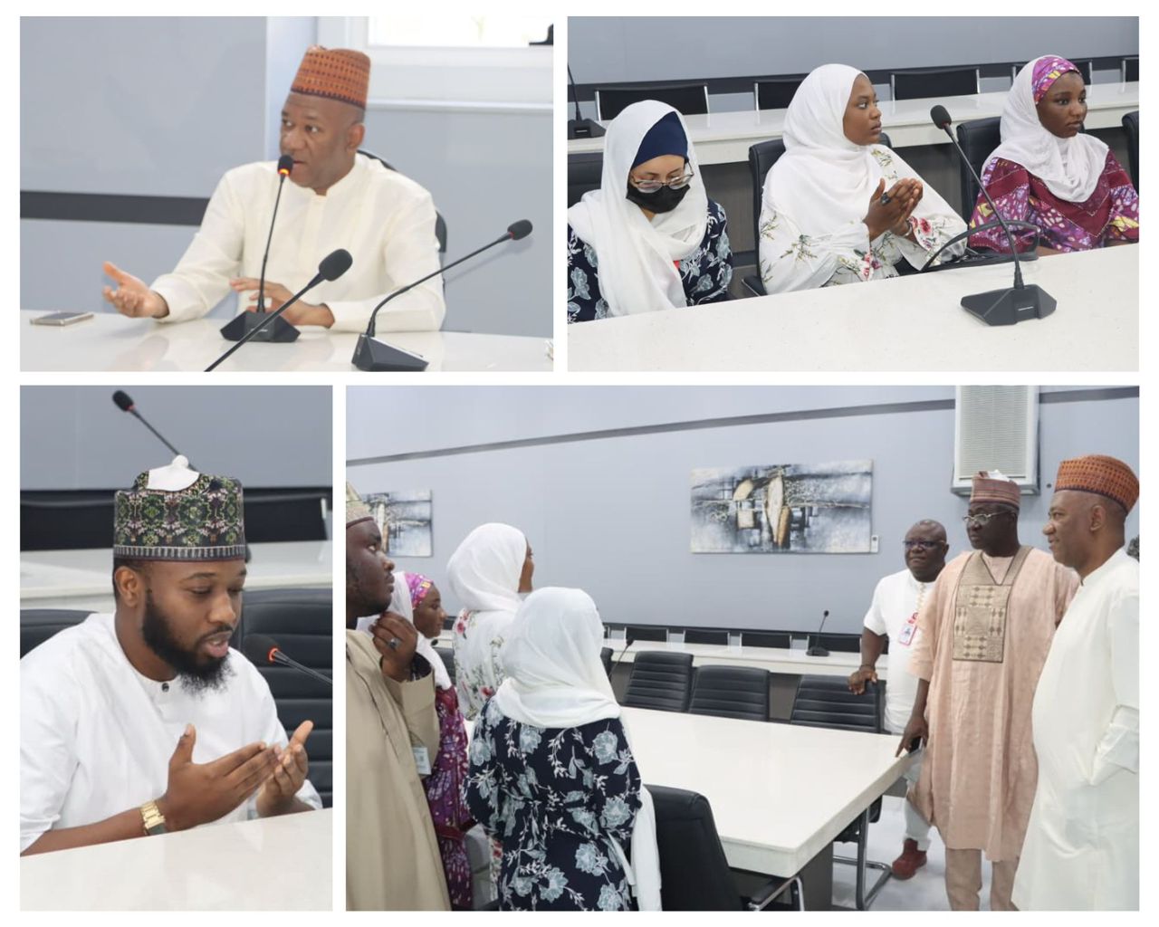 Baze University students visit Datti Baba-Ahmed over brother’s death