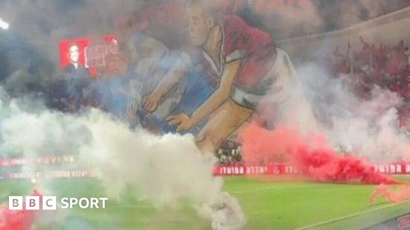 Maccabi Tel Aviv v Hapoel Tel Aviv called off by police after ‘violent riots’