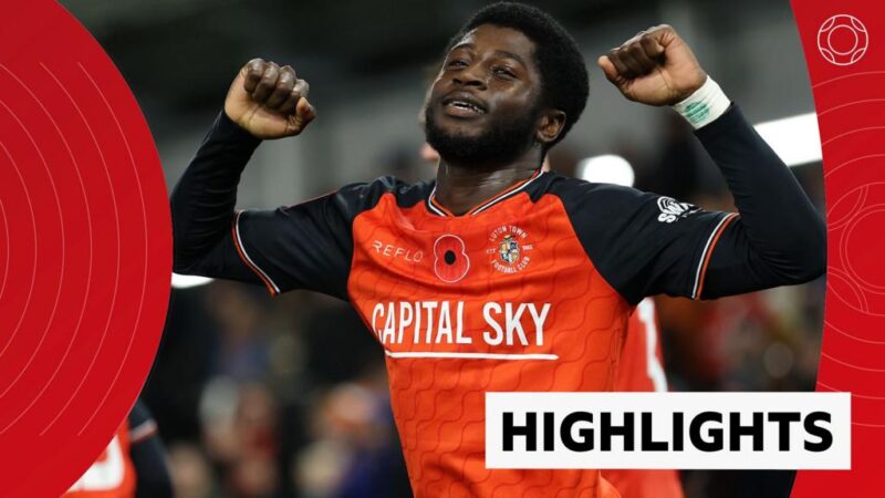 Luton beat Forest Green in rollercoaster seven-goal tie
