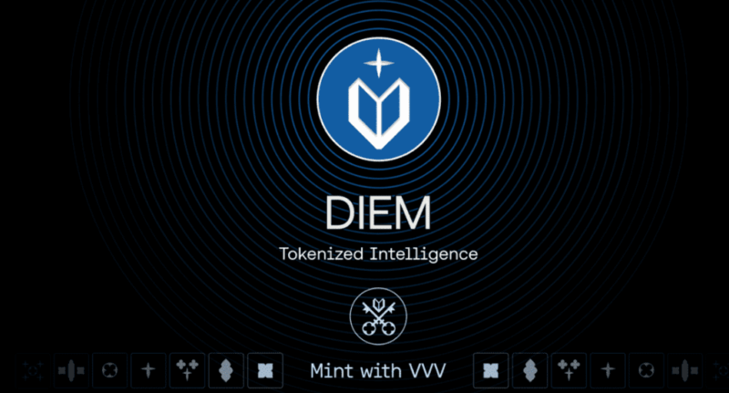 Meet Diem, an AI compute-powered token that gives you $1 daily API credit