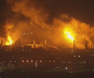 Massive Explosion, Fire Rocks Chevron Refinery in US