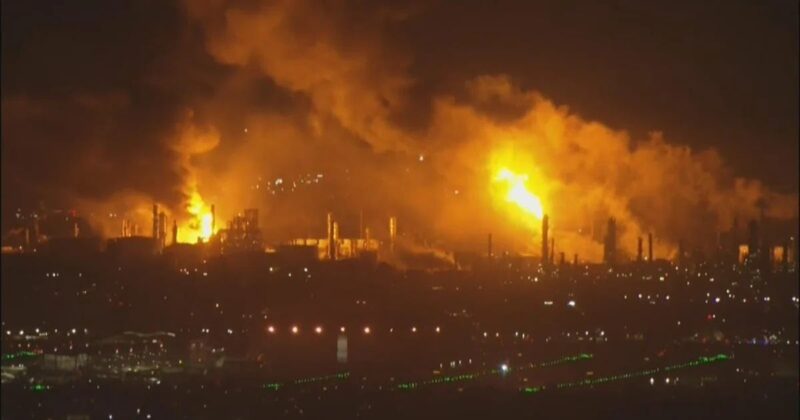 Massive Explosion, Fire Rocks Chevron Refinery in US