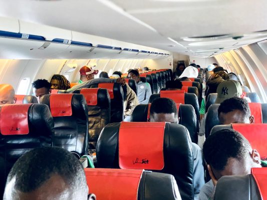 World Cup Qualifier: Super Eagles Arrive Uyo After Mid-air Scare In Angola