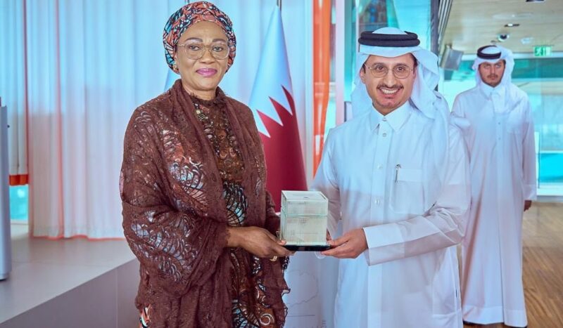 First Lady Secures Qatar Foundation’s Support to Educate 15 Million Nigerian Children