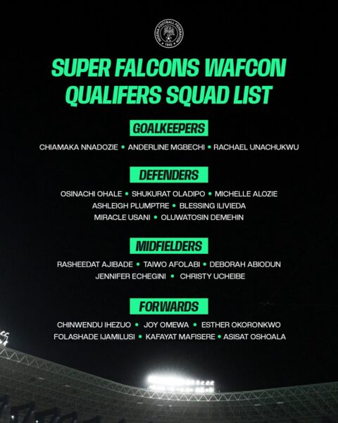 Madugu Names Okoronkwo, Ajibade, Others For WAFCON Qualifier Vs Benin Republic