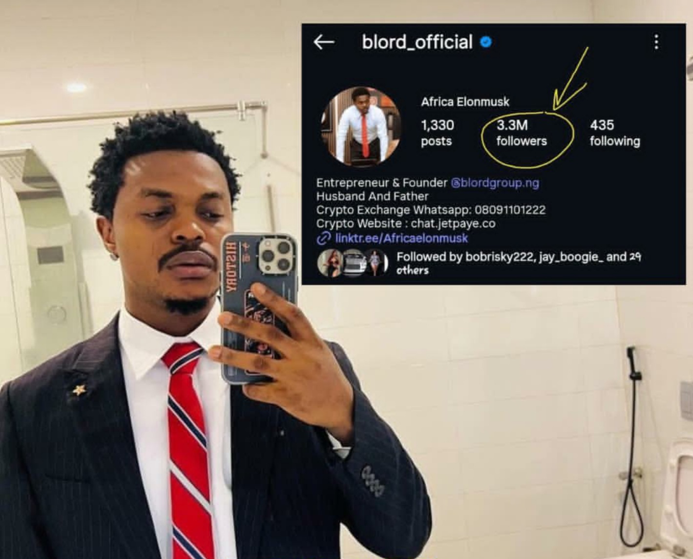 Blord Regains Access To Suspended Instagram Account