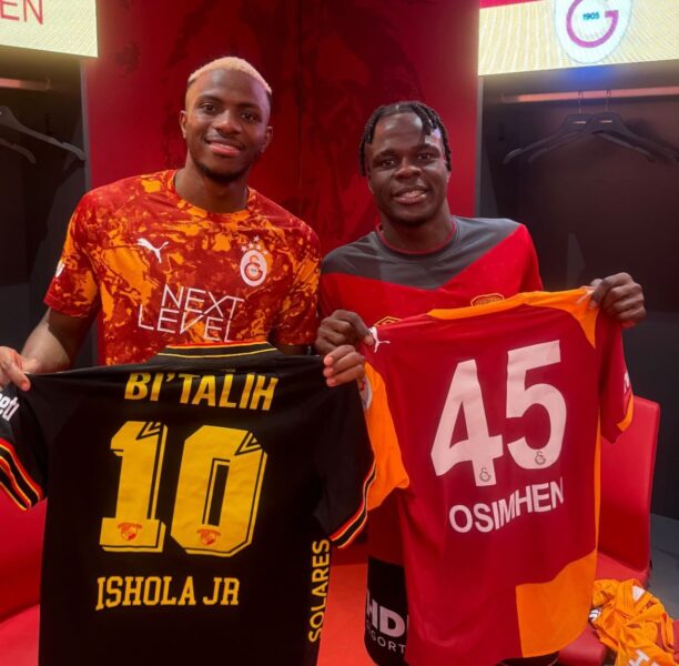 Olaitan Apologises To Fans For Exchanging Jerseys With Osimhen