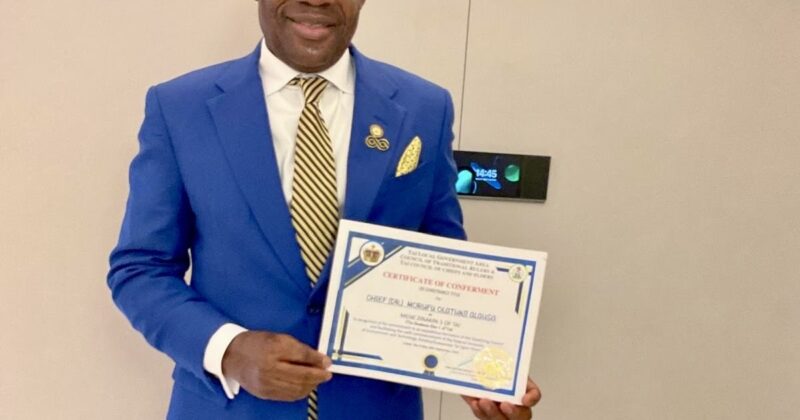 Tunji Alausa Conferred with Chieftaincy Title in Rivers State