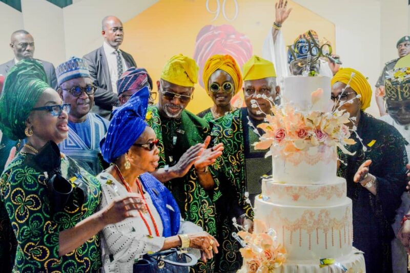 Kayode Akinmade: Harvest of thanksgiving as Mama Olaitan Victoria Abiodun clocks four scores and ten